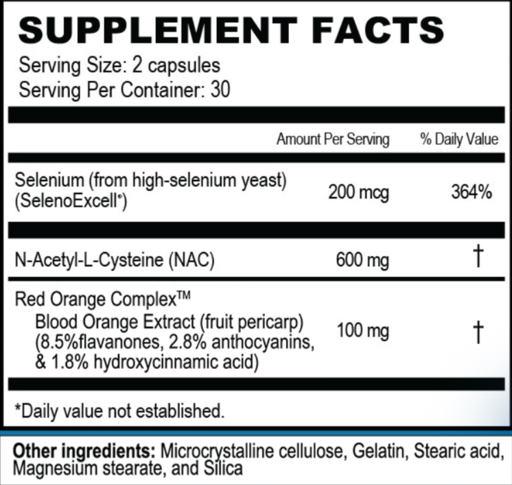 GRS Ultra supplement facts 