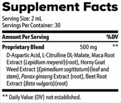 Jungle Beast Pro supplement Facts